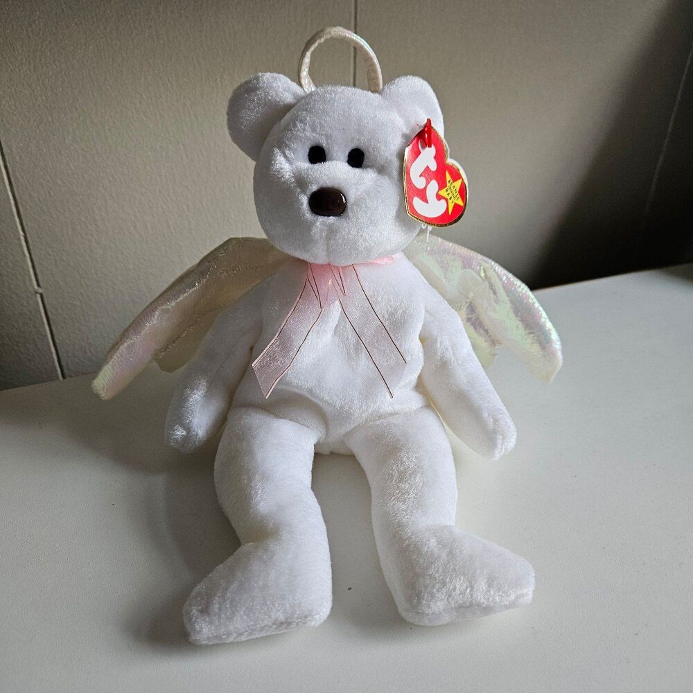 Rare Ty Beanie Babie "Halo" 1998 Tags w/ Errors